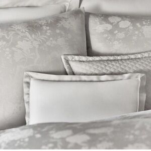 $500 Ralph Lauren Bethany Floral‎ Jacquard Organic Cotton Queen Duvet Cover